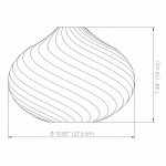 Lunaris Modern Globe Glass Pendant Light