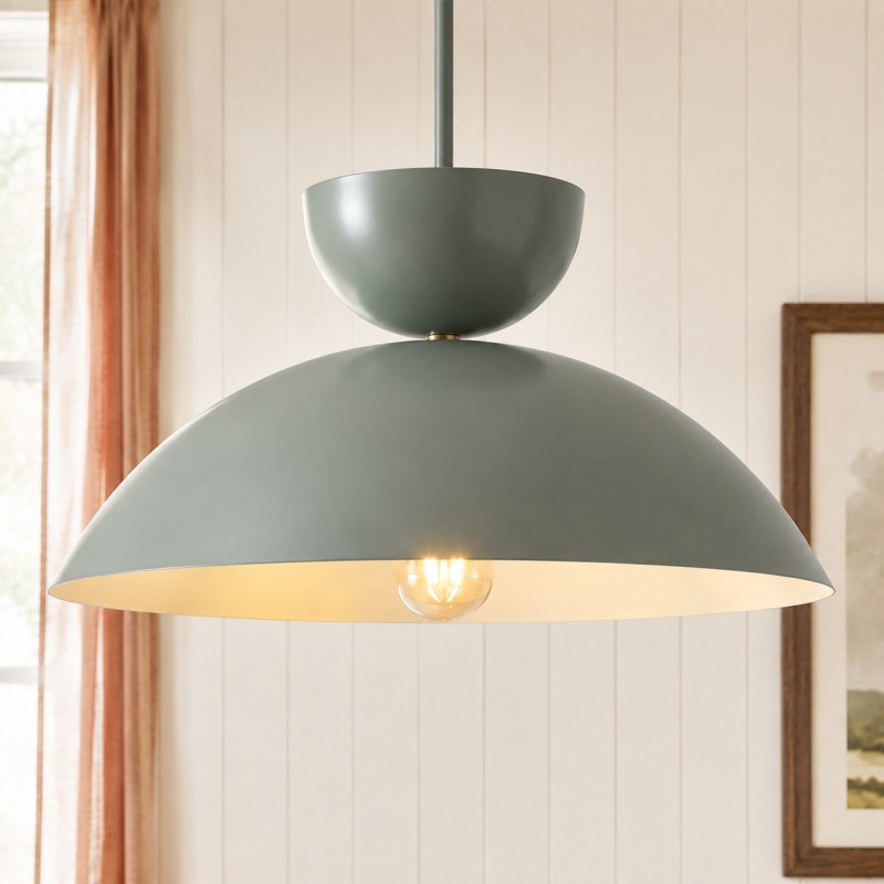 Glythorix Nordic Simple Metal Color H Type Pendant Light