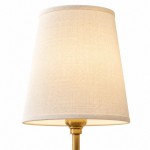 Ozuma One Light Wall Sconce with Linen Shade