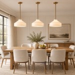 Drilon Modern Brass Rod Glass Shade Pendant Light