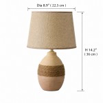 Rocco Handmade Simple Rustic Ceramic Table Lamp