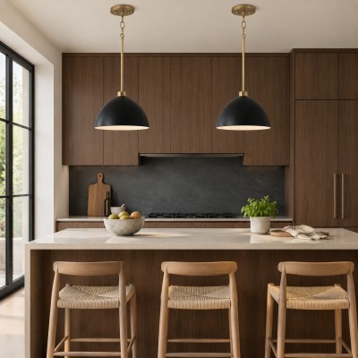 Ylarix ‎Minimalist Dome Metal Pendant Light
