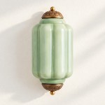 Irvin Antique Brass Shell Candlestick Wall Sconce