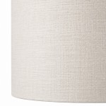 Ulysse Rustic Ceramic Pot Drum Shade Table Lamp