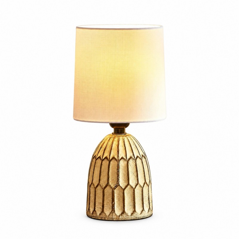 Iverna Mini Boho Hand-Painted Ceramic End Table Lamp
