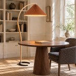 Anamika Vintage Mid Century Wooden Floor Lamp