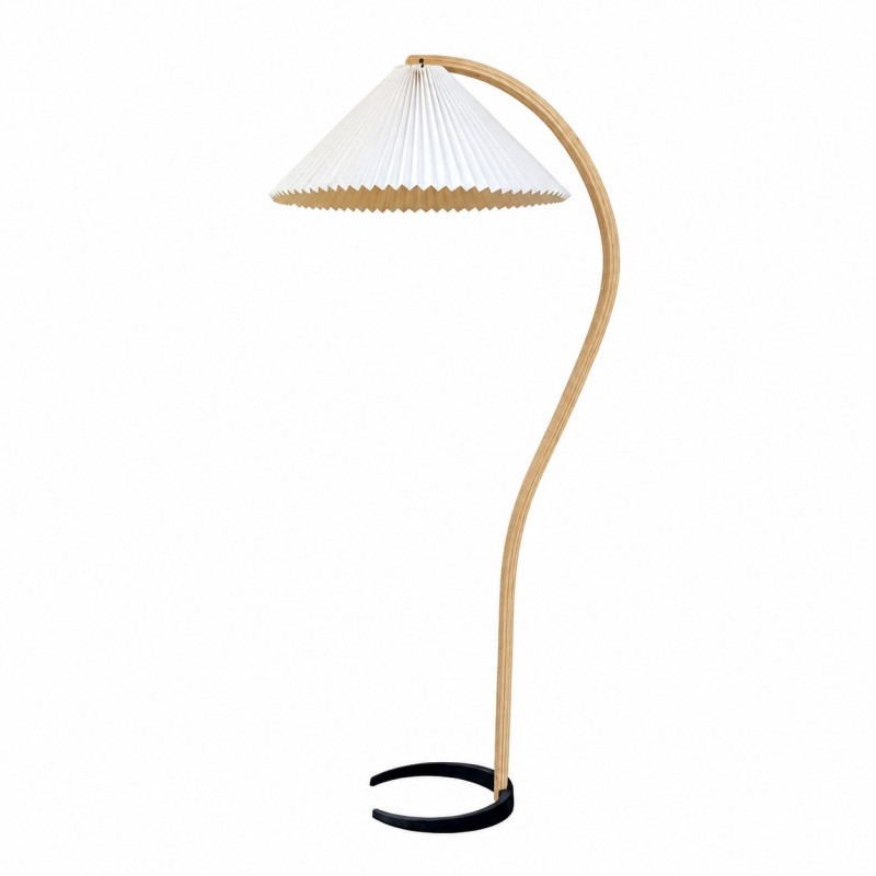 Anamika Vintage Mid Century Wooden Floor Lamp