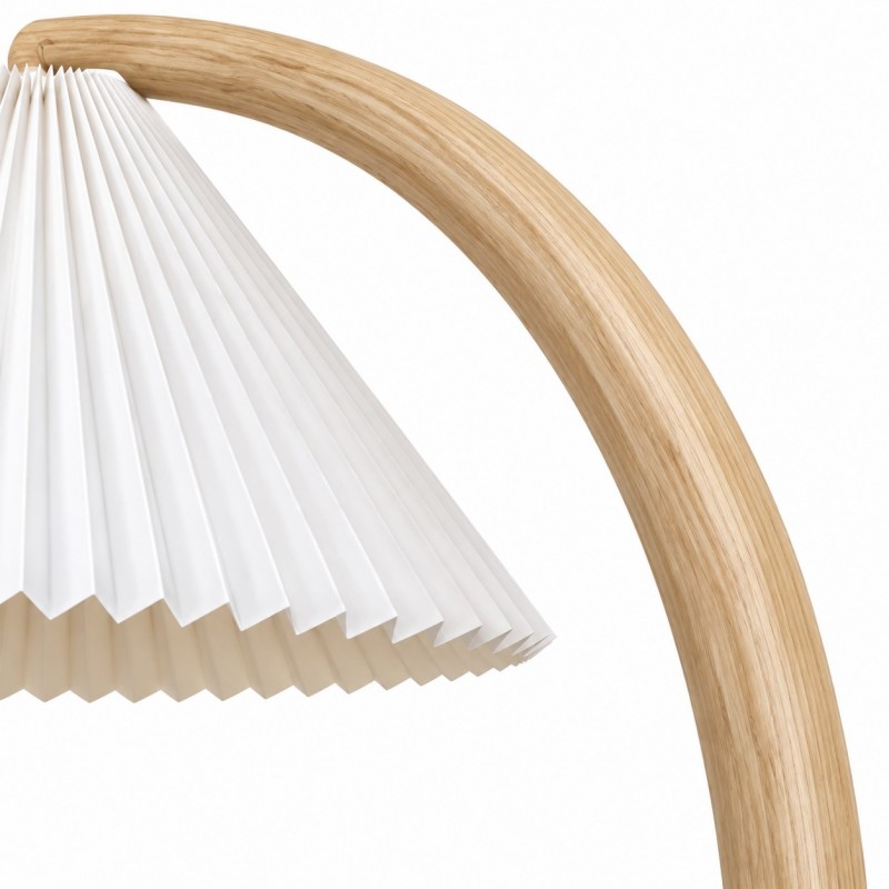 Anamika Vintage Mid Century Wooden Floor Lamp