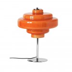 Yves Retro Multiple Colors Tiered Glass Table Lamp