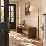 Zaden Vintage Gold Linen Shade Floor Lamp