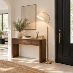 Xalon Wooden Cloth Pleated Shade Floor Lamp