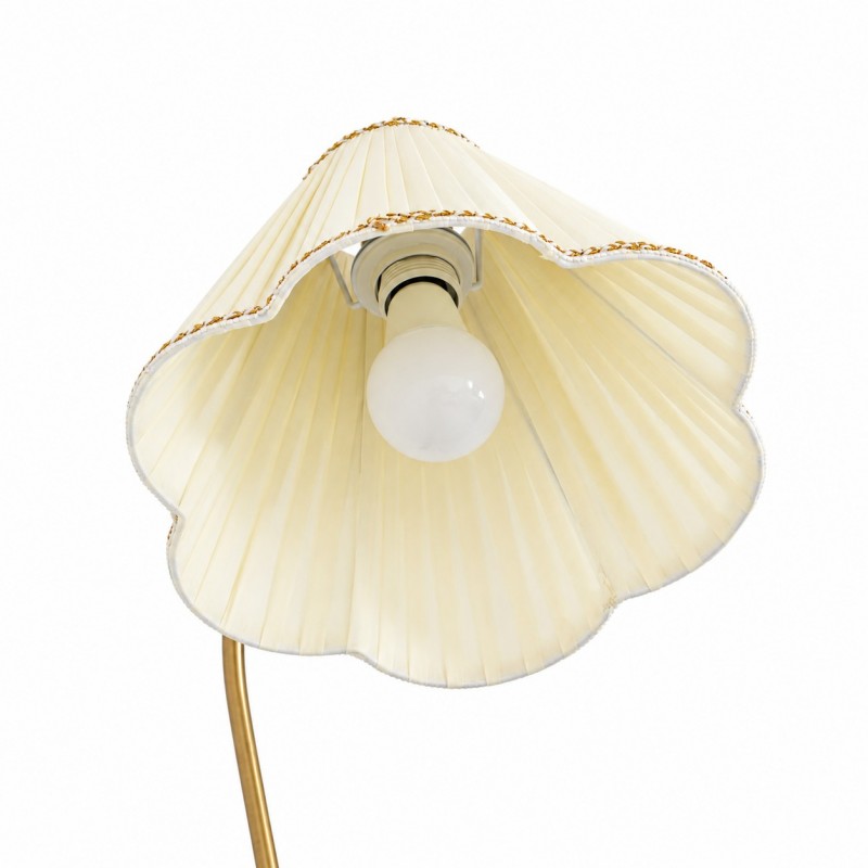 Xalon Wooden Cloth Pleated Shade Floor Lamp