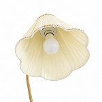 Xalon Wooden Cloth Pleated Shade Floor Lamp