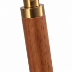Xalon Wooden Cloth Pleated Shade Floor Lamp