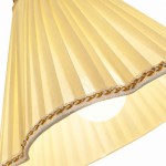 Xalon Wooden Cloth Pleated Shade Floor Lamp