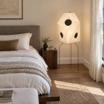 Kiran Minimalist Wabi-sabi Tripod Floor Lamp