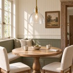 Keen Farmhouse Glass Dome Pendant Light