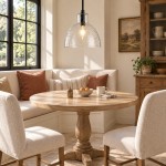 Keen Farmhouse Glass Dome Pendant Light