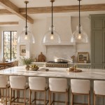 Keen Farmhouse Glass Dome Pendant Light
