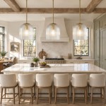 Alain Farmhouse Cooper Ribbed Glass Pendant Light For Dining Room & Kitchen
