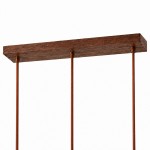 Gilbert Wabi-Sabi Round Travertine Multi-Light Pendant Light