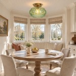 Ixionis Retro Carved Glass Semi Flush Ceiling Light