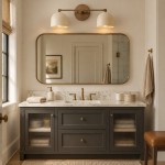 Astair Nordic Metal Deep Dome Vanity Wall Sconce in Rustic Brass