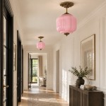 Conran Vintage Milk Glass Lantern Eloise Ceiling Light