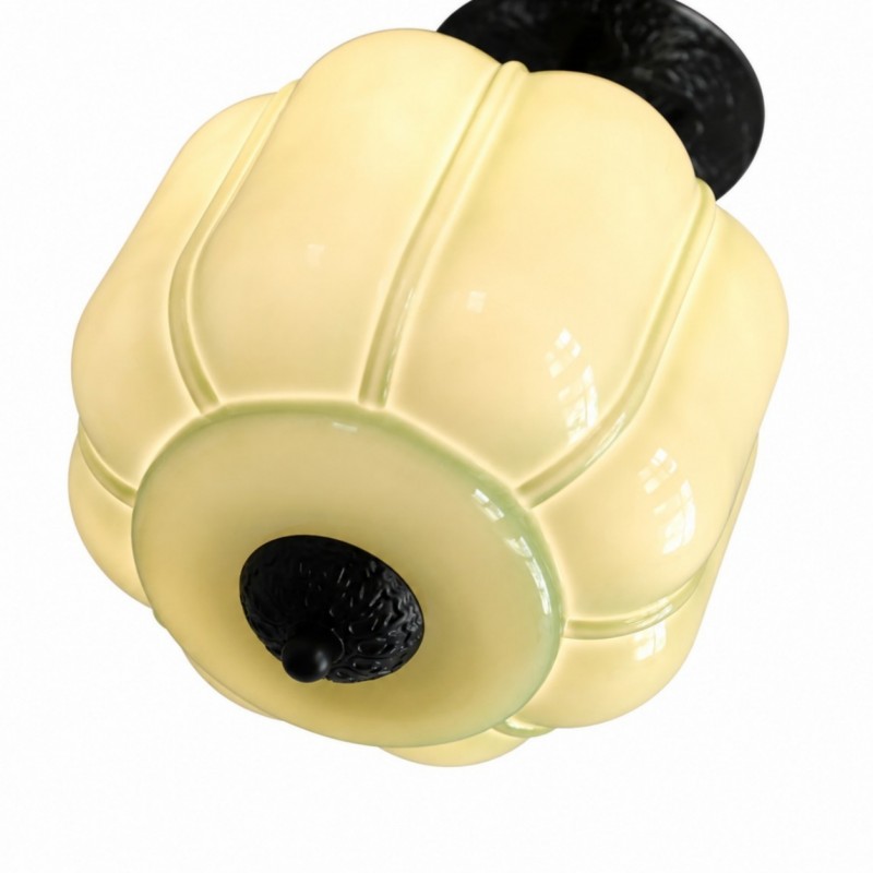 Conran Vintage Milk Glass Lantern Eloise Ceiling Light