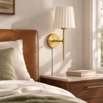 Ozir Pleated Shade Wall Sconce