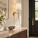 Ozir Pleated Shade Wall Sconce