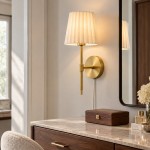 Ozir Pleated Shade Wall Sconce