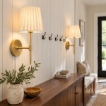 Ozir Pleated Shade Wall Sconce
