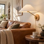 Ulyxor Ash Wood Base Ivory Paper Shade Wall Sconce