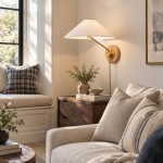 Ulyxor Ash Wood Base Ivory Paper Shade Wall Sconce