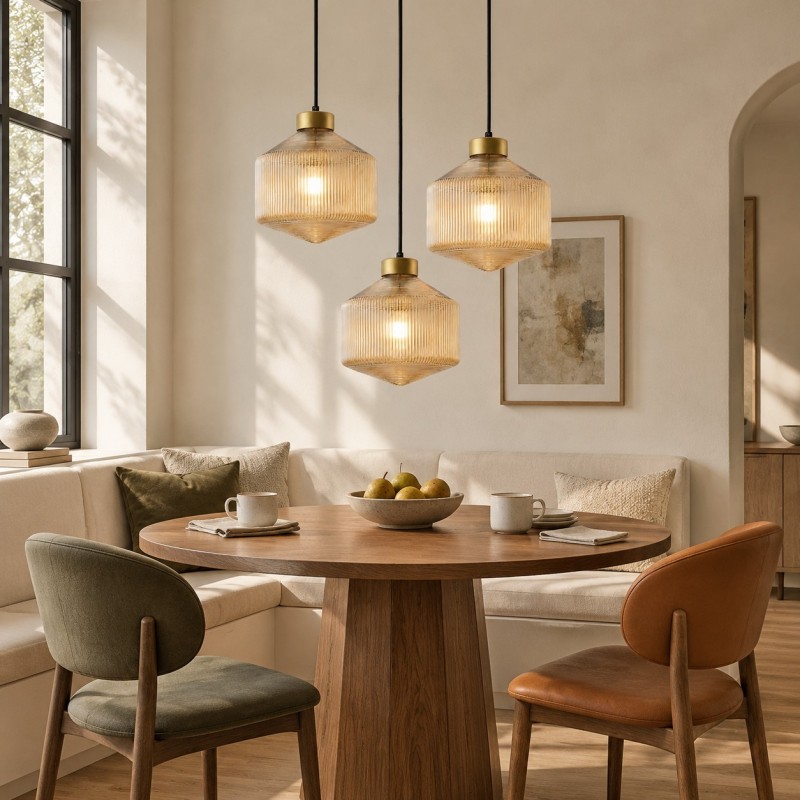 Bullard Modern Diamond Glass Pendant Light