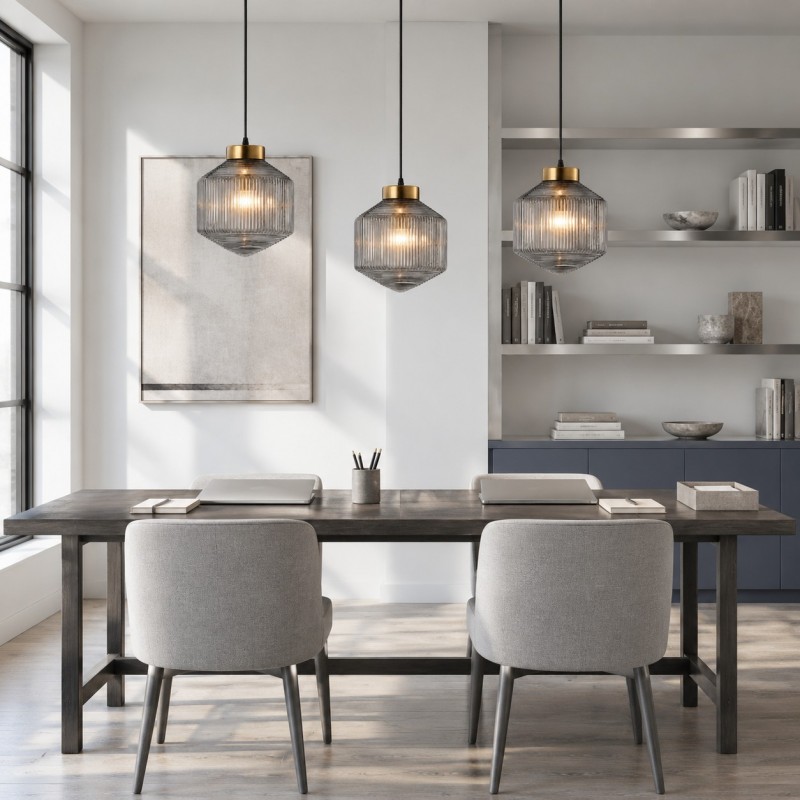 Bullard Modern Diamond Glass Pendant Light