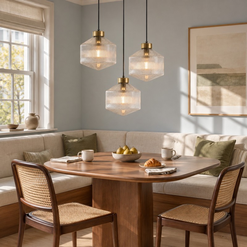 Bullard Modern Diamond Glass Pendant Light