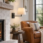 Lutyens Wabi-sabi Iron Swing Arm Fabric Wall Light