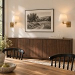 Lutyens Wabi-sabi Iron Swing Arm Fabric Wall Light