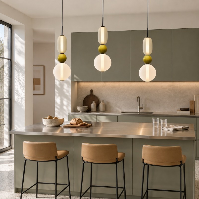 Caterina Modern Colorful Candied Glass Pendant Light