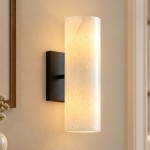 Yorix Modern Vertical Cylinder Tube Metal Finish Wall Light