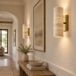 Yorix Modern Vertical Cylinder Tube Metal Finish Wall Light