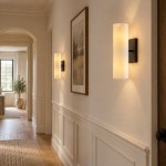 Yorix Modern Vertical Cylinder Tube Metal Finish Wall Light