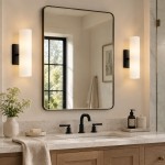 Yorix Modern Vertical Cylinder Tube Metal Finish Wall Light