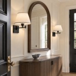 Vynith Battery Opperated White Linen Dimmable Swing Arm Sconce