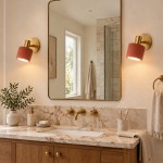 Aura Modern Colorful Adjustable Porcelain Shade Brass Wall Lamp