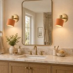 Aura Modern Colorful Adjustable Porcelain Shade Brass Wall Lamp