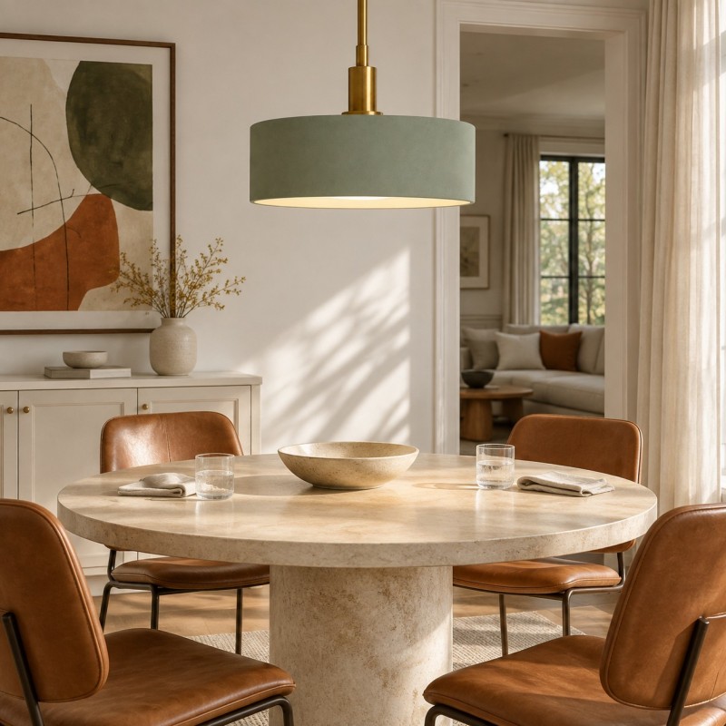 Aura Modern Porcelain Pendant Light