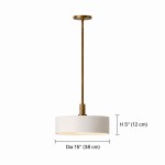 Aura Modern Porcelain Pendant Light